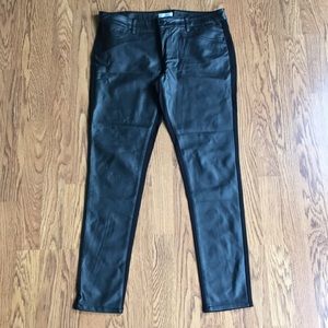 Black Leather Dress Leggings